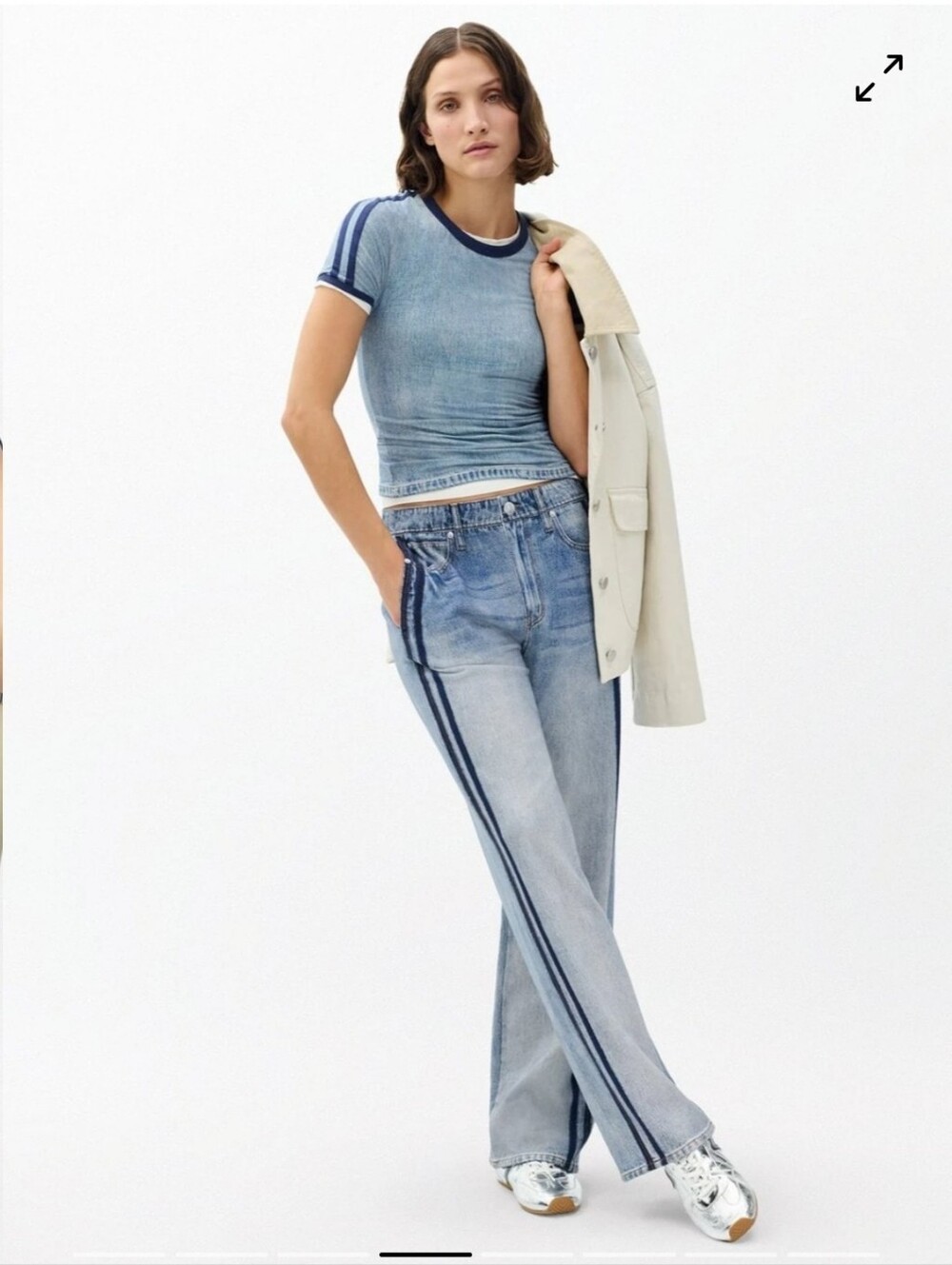 rag & bone Miramar Wide-leg Track Pant In Coney - Picture 4 of 13